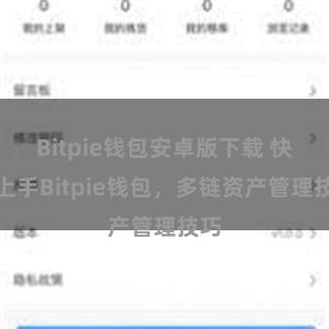 Bitpie钱包安卓版下载 快速上手Bitpie钱包，多链资产管理技巧