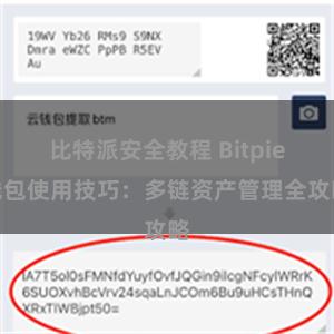 比特派安全教程 Bitpie钱包使用技巧：多链资产管理全攻略