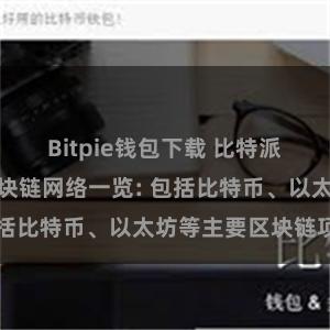 Bitpie钱包下载 比特派钱包支持的区块链网络一览: 包括比特币、以太坊等主要区块链项目