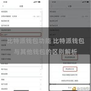 比特派钱包功能 比特派钱包与其他钱包的区别解析