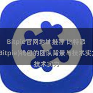 Bitpie官网地址推荐 比特派(Bitpie)钱包的团队背景与技术实力