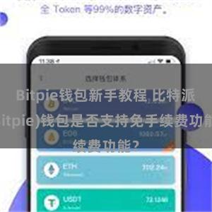 Bitpie钱包新手教程 比特派(Bitpie)钱包是否支持免手续费功能？