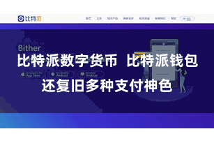 比特派数字货币  比特派钱包还复旧多种支付神色